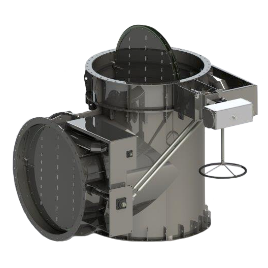 Marine diverter damper