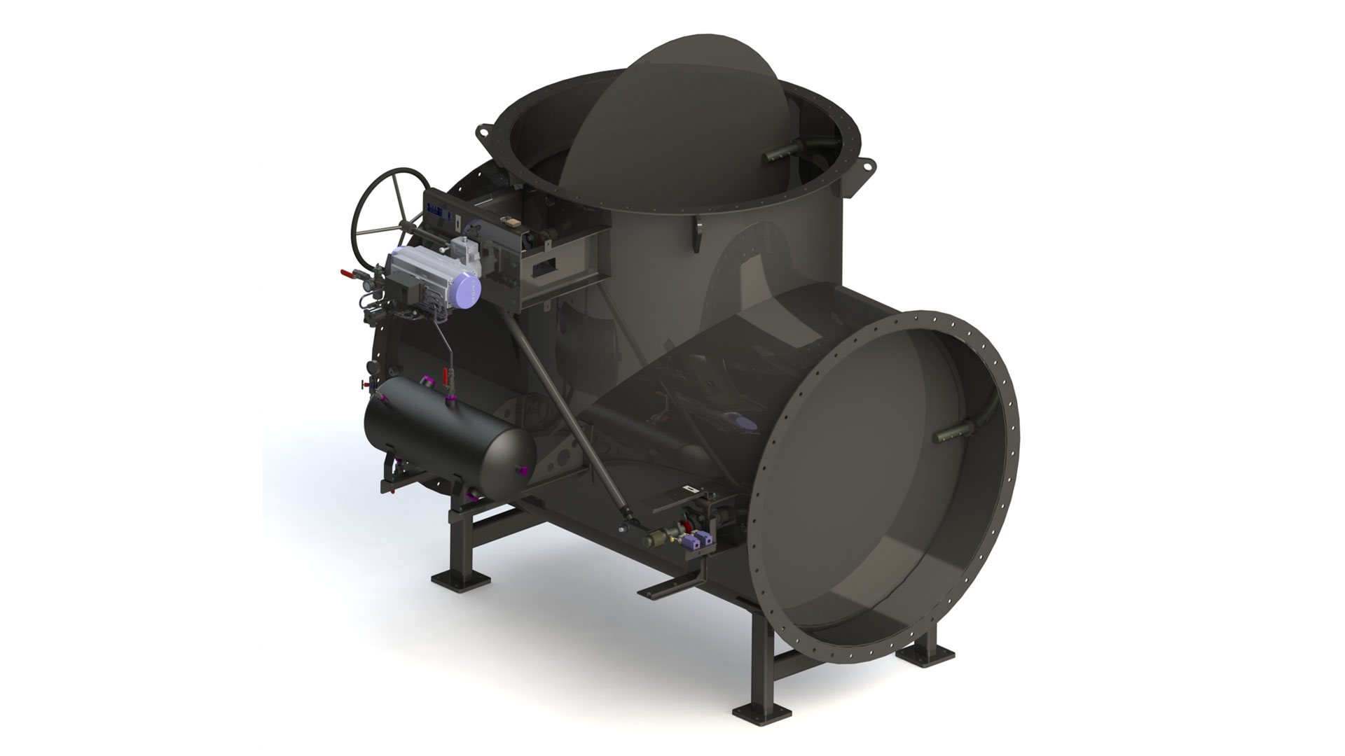 What is a diverter damper